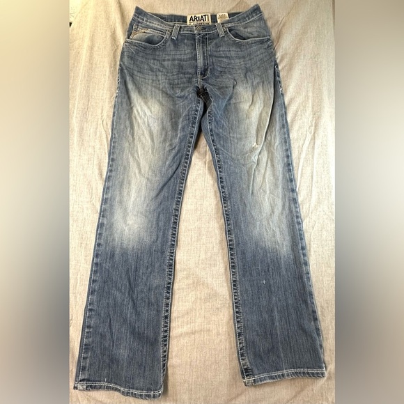 Ariat Other - Ariat Denim Low Rise BootCut M4  Sz 35/34